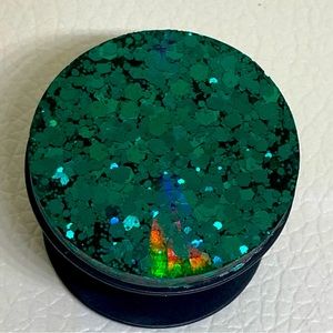 New teal holographic pop socket